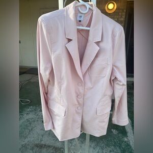 Cabi 16 soft, pink jacket, blazer. Imperfect.